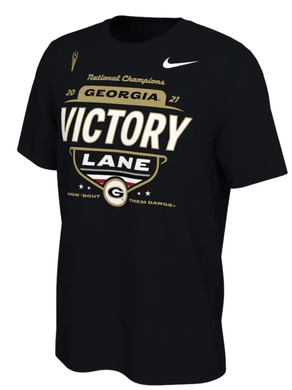 Nike Georgia Bulldogs National Championship Tee Black Large